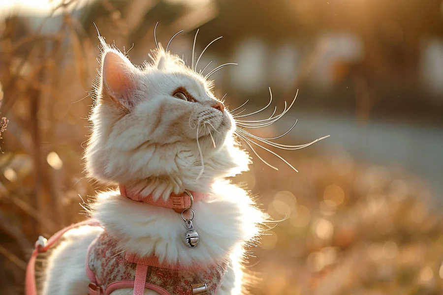 Reflective Soft Mesh Cat Harness for Kittens