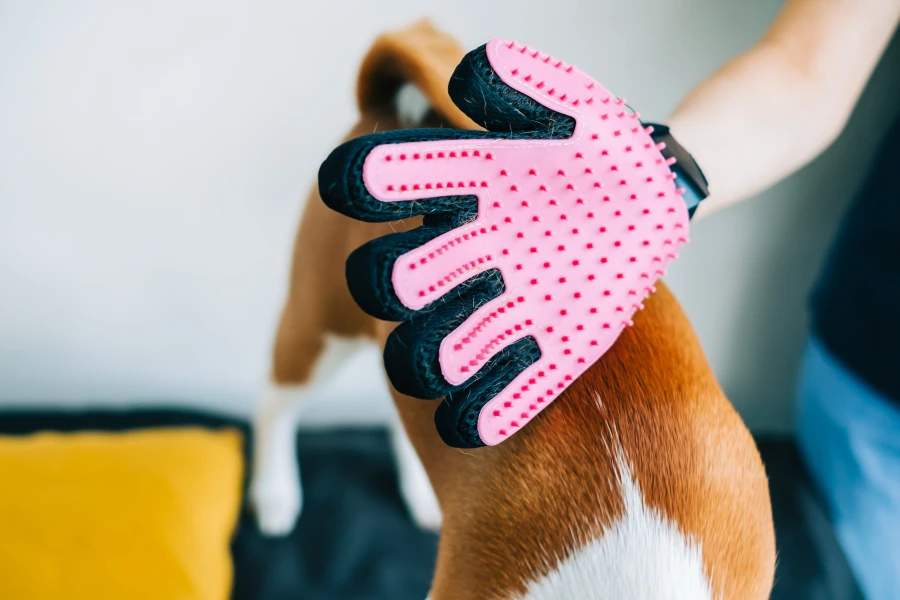 Gentle Deshedding Glove for All Dog Breeds