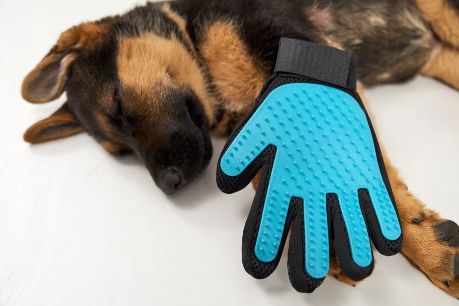 Gentle Deshedding Glove for All Dog Breeds